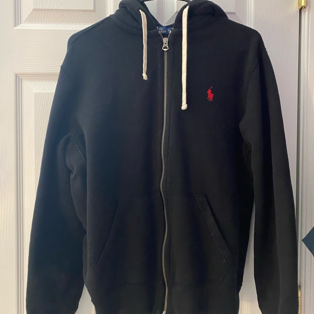 Ralph Lauren Fleece Zip hoodie (men size medium)